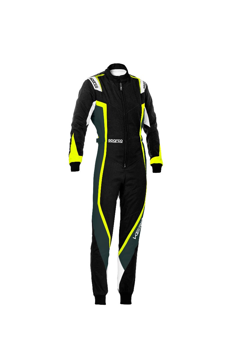 Sparco Bordsteinoverall Dame schwarz/gelb