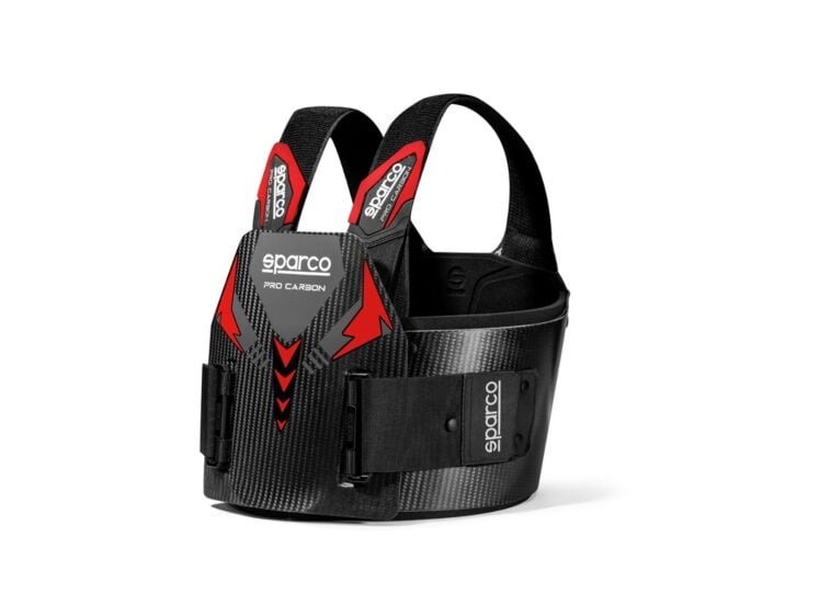 Sparco Pro Carbon FIA 8870 Rippenschutz