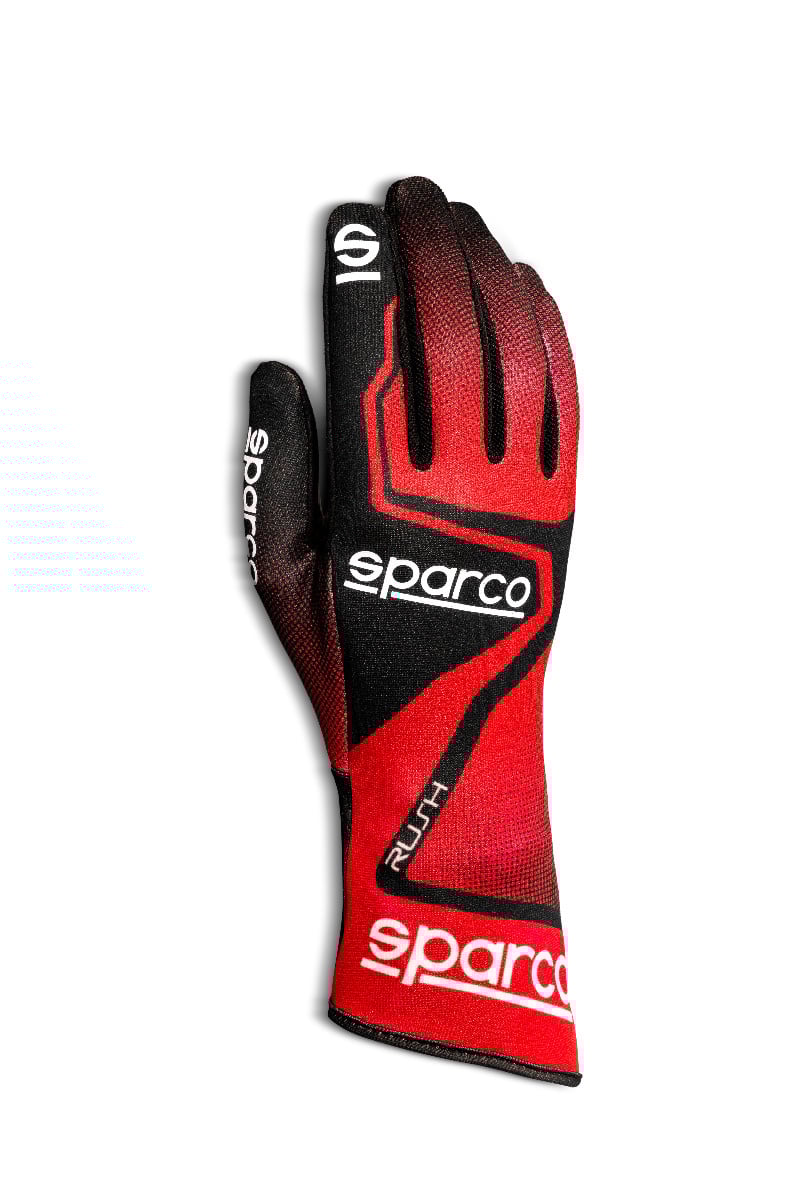 Sparco Rush Karthandschuhe rot/schwarz