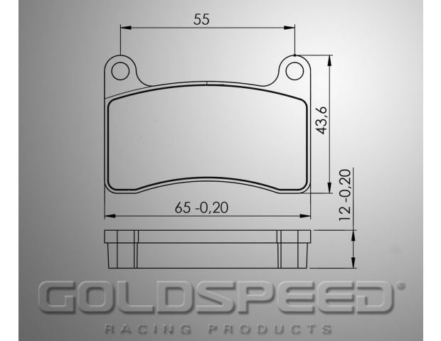Goldspeed Bremsbelagsatz Intrepid hinten Typ 2015