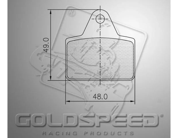 Goldspeed Bremsbelagsatz Typ Lenzokart hinten