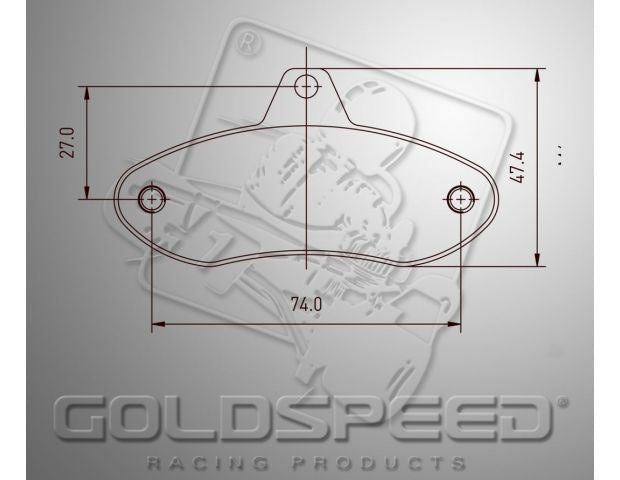 Goldspeed Remblok Set EA COMP-FIRST-WK Typ Hinten