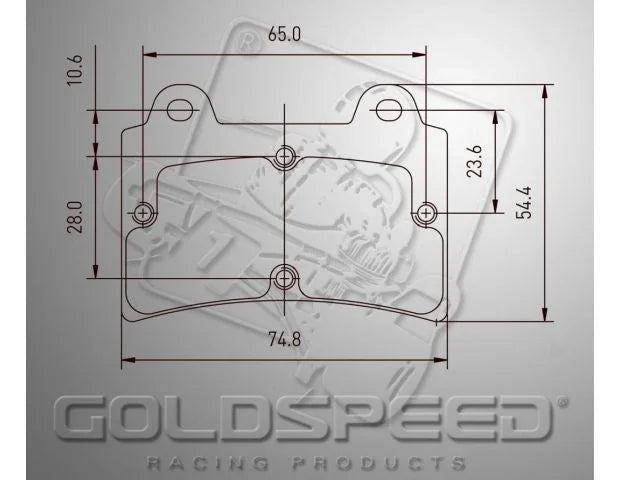 Goldspeed Bremsbelagsatz Arrow