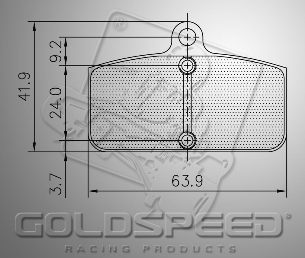 Goldspeed Remblok Set SODI Typ Hinten