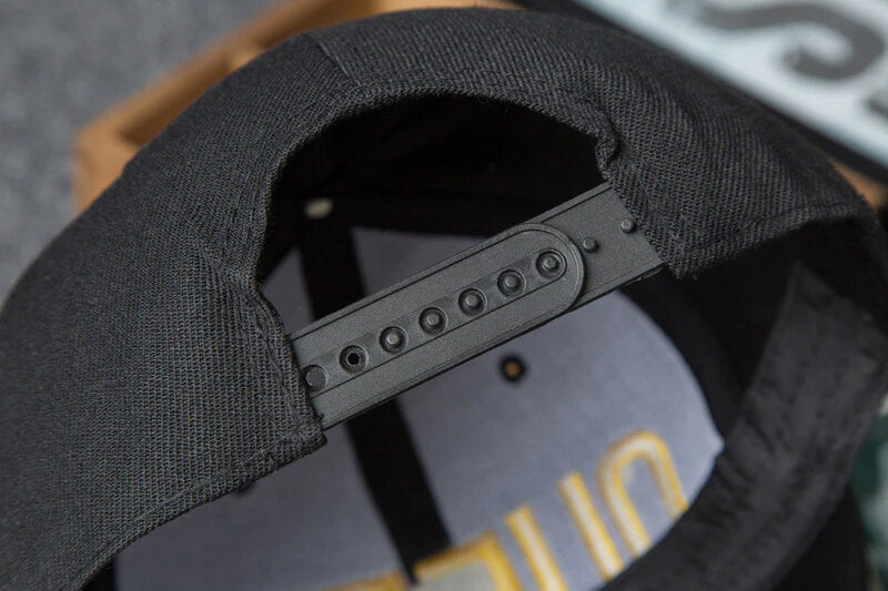 QUEEN Snapback Cap Schwarz/Gold | Kappe | Gold