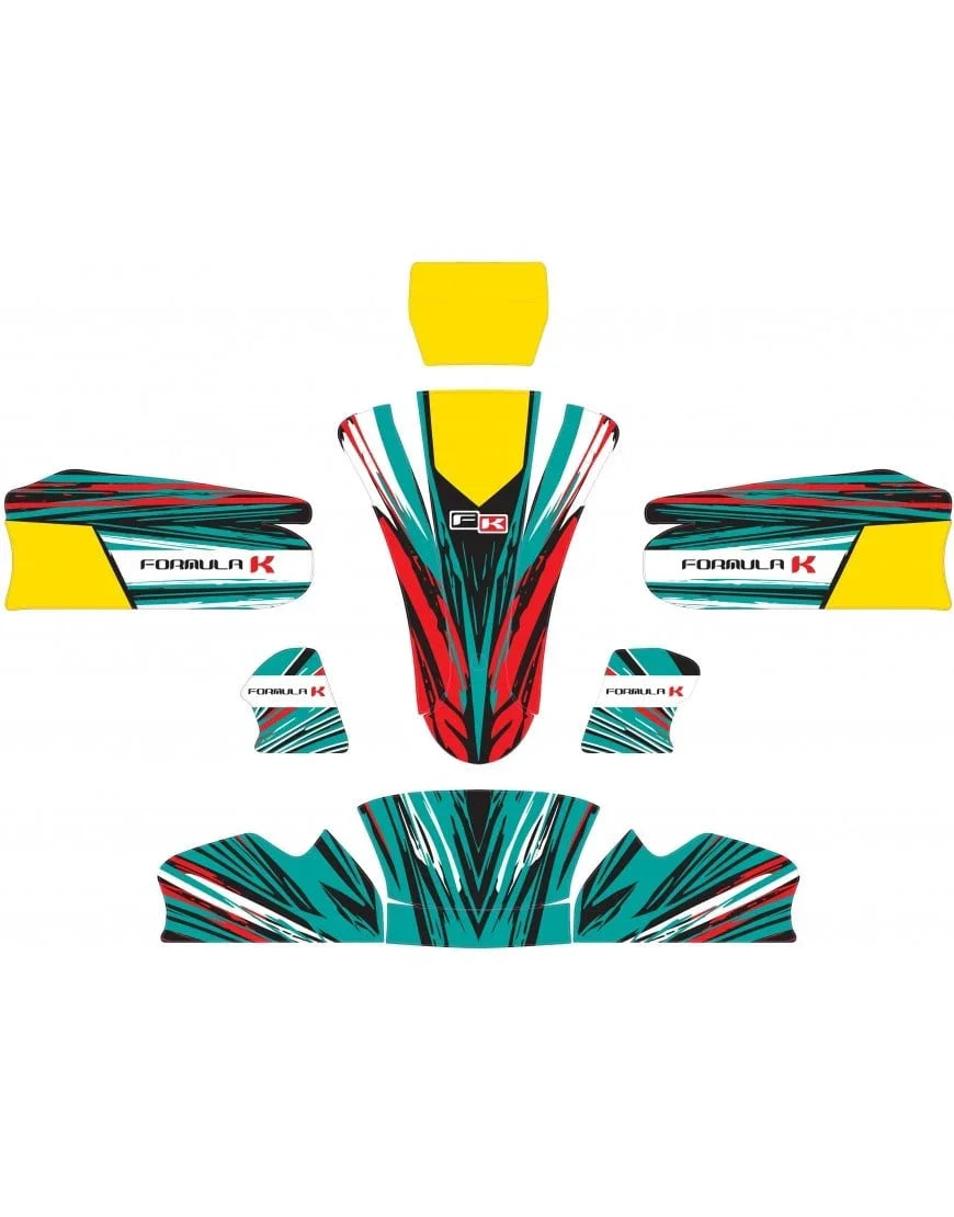 Formula K stickerset KG MK20 - KartKings