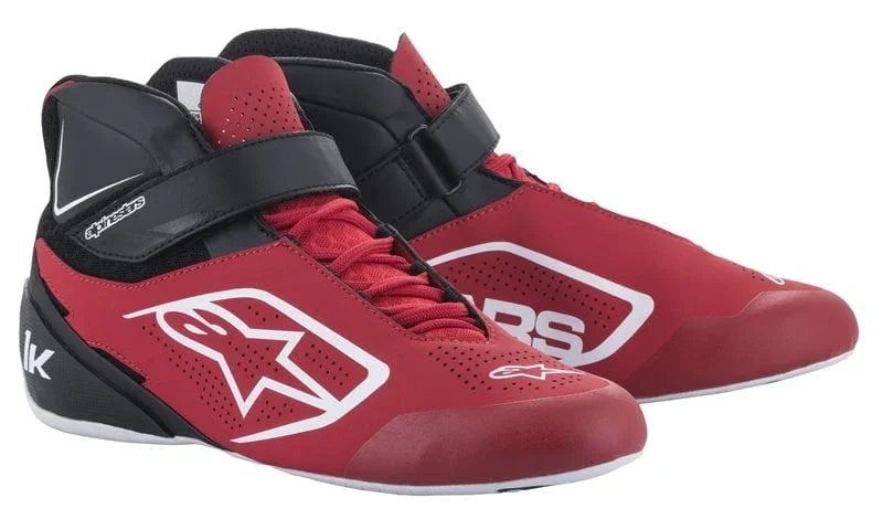 Alpinestars Tech 1-K V2 schoenen rood/zwart/wit - KartKings