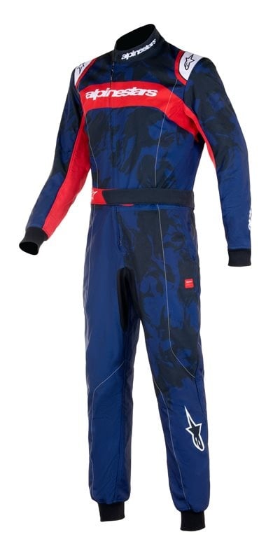 Alpinestars KMX-9 v2 Graphic 5 Marineblau / Rot
