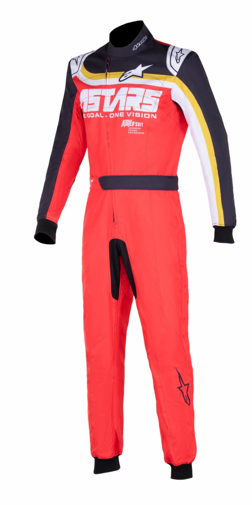 Alpinestars KMX-9 v2 Graphic 2 Rot / Zwart / Messingbraun
