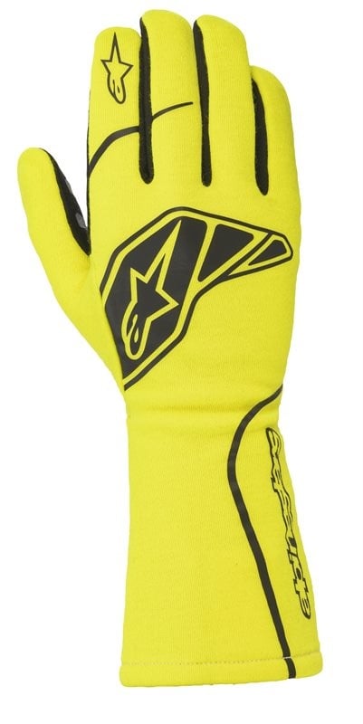 Handschuhe Alpinestars Tech 1 Start V2 Fia Fluoreszierend Gelb/Schwarz