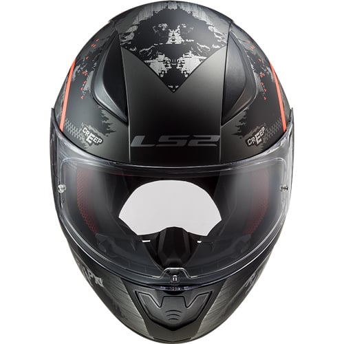 LS2 FF353 Circle schwarz/orange