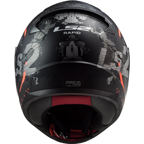 LS2 FF353 Circle schwarz/orange