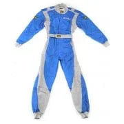 Top Kart OMP overall blauw/zilver - KartKings