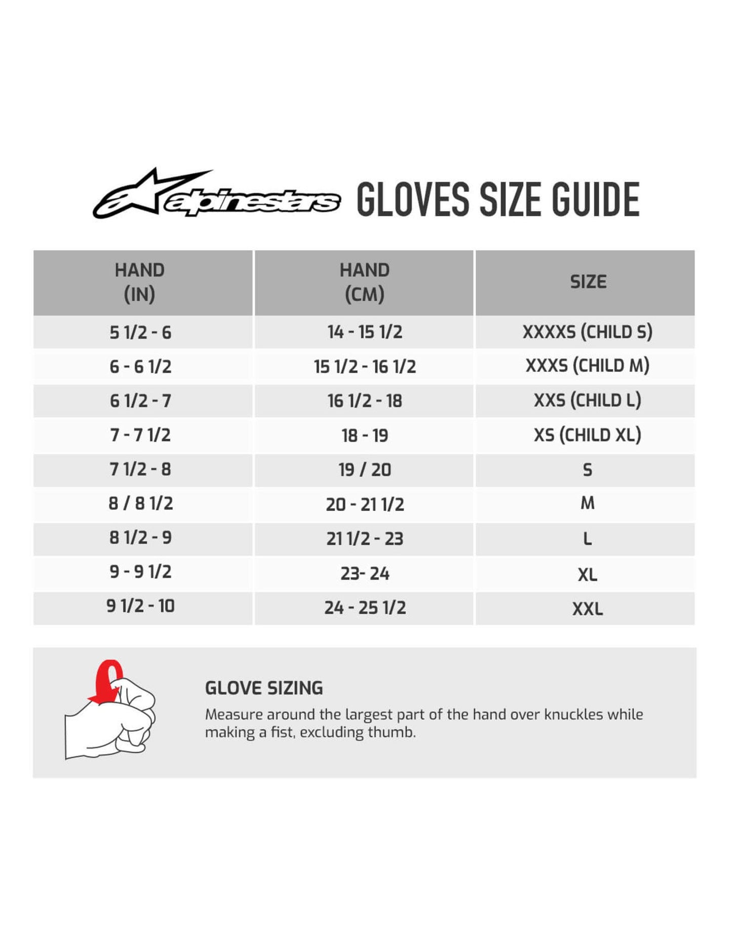 Alpinestars Tech 1-K V2 Vertical Glove Orange/Black