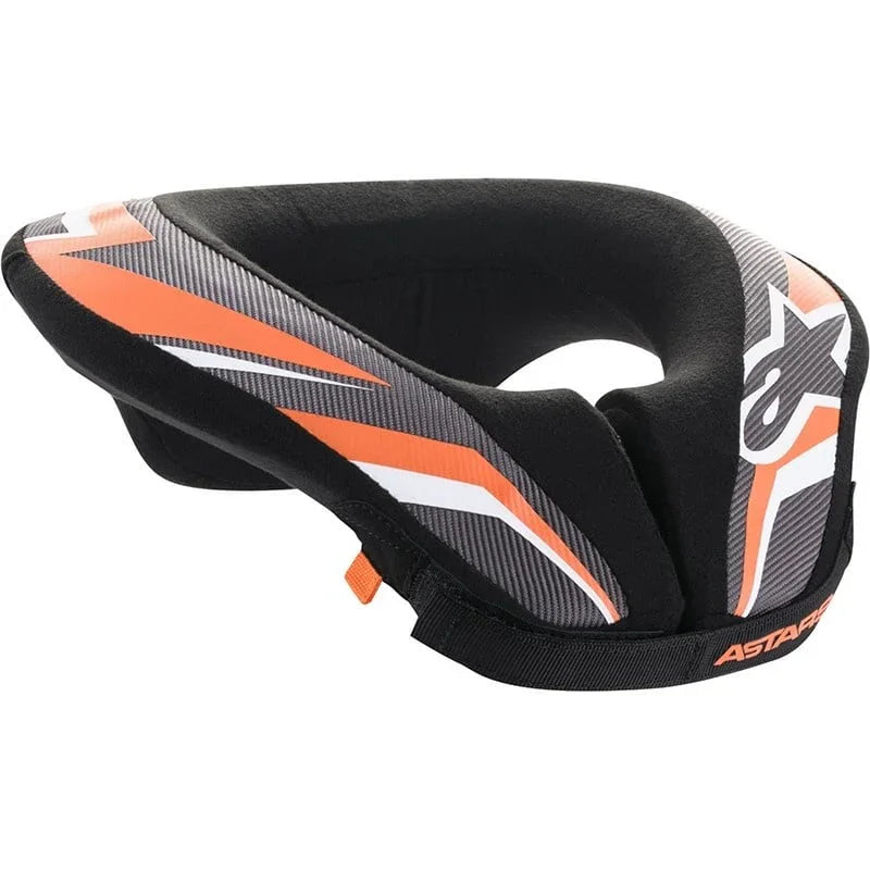 Alpinestars neck support kids zwart / oranje - KartKings