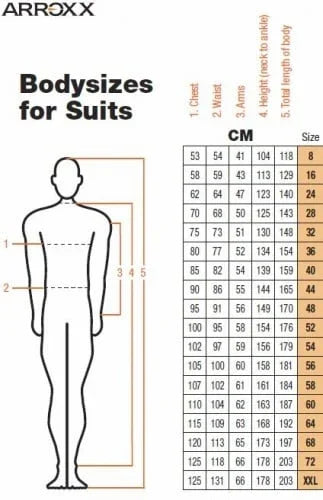 Arroxx Level 2 overall wit-rood-zwart junior - KartKings