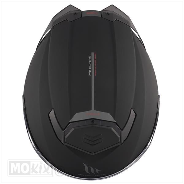 MT Helmets Systemhelm mattschwarz