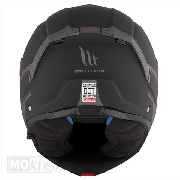 MT Helmets Systemhelm mattschwarz
