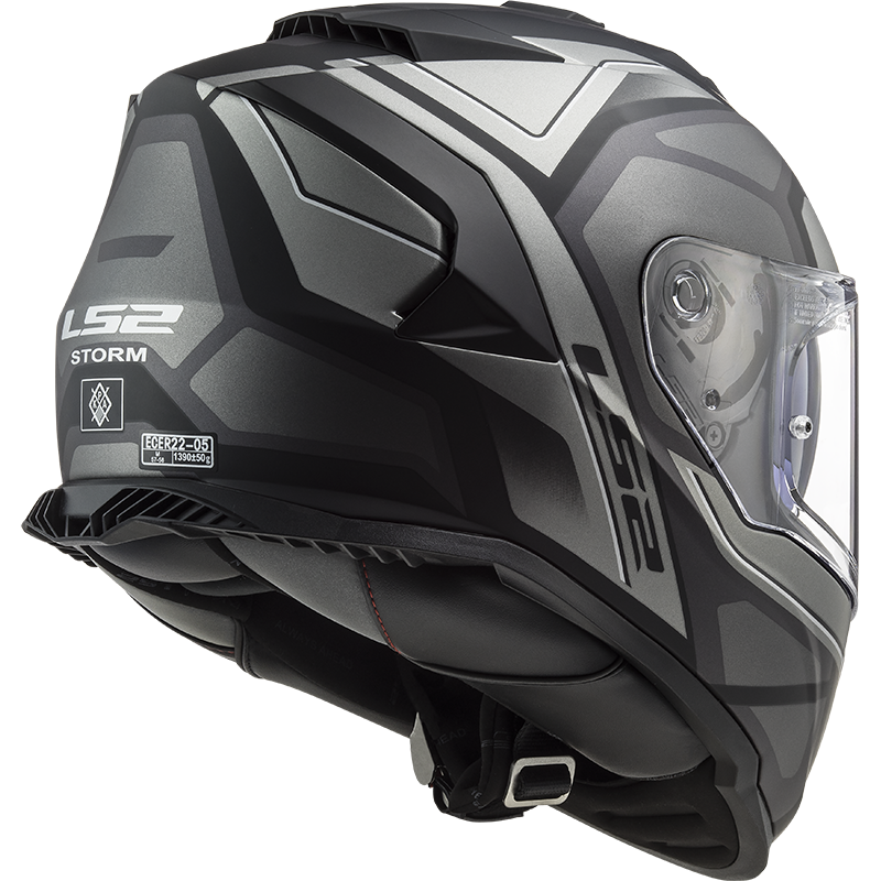 LS2 FF800 Storm II Faster Matt titanium