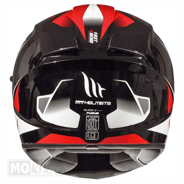 MT Helmets Blade 2 SV Fugue C1 Rot/Schwarz