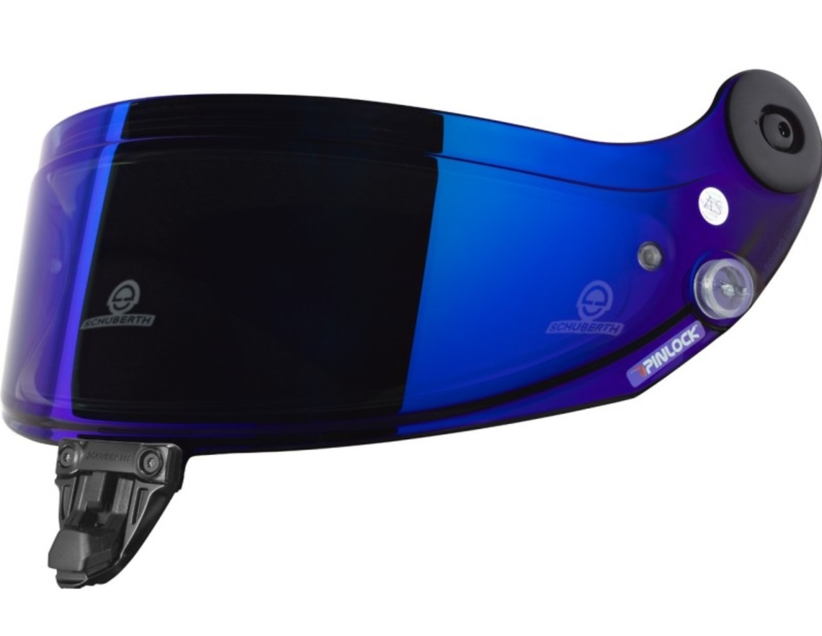 Schuberth SDL High Contrast spiegelvizier blauw