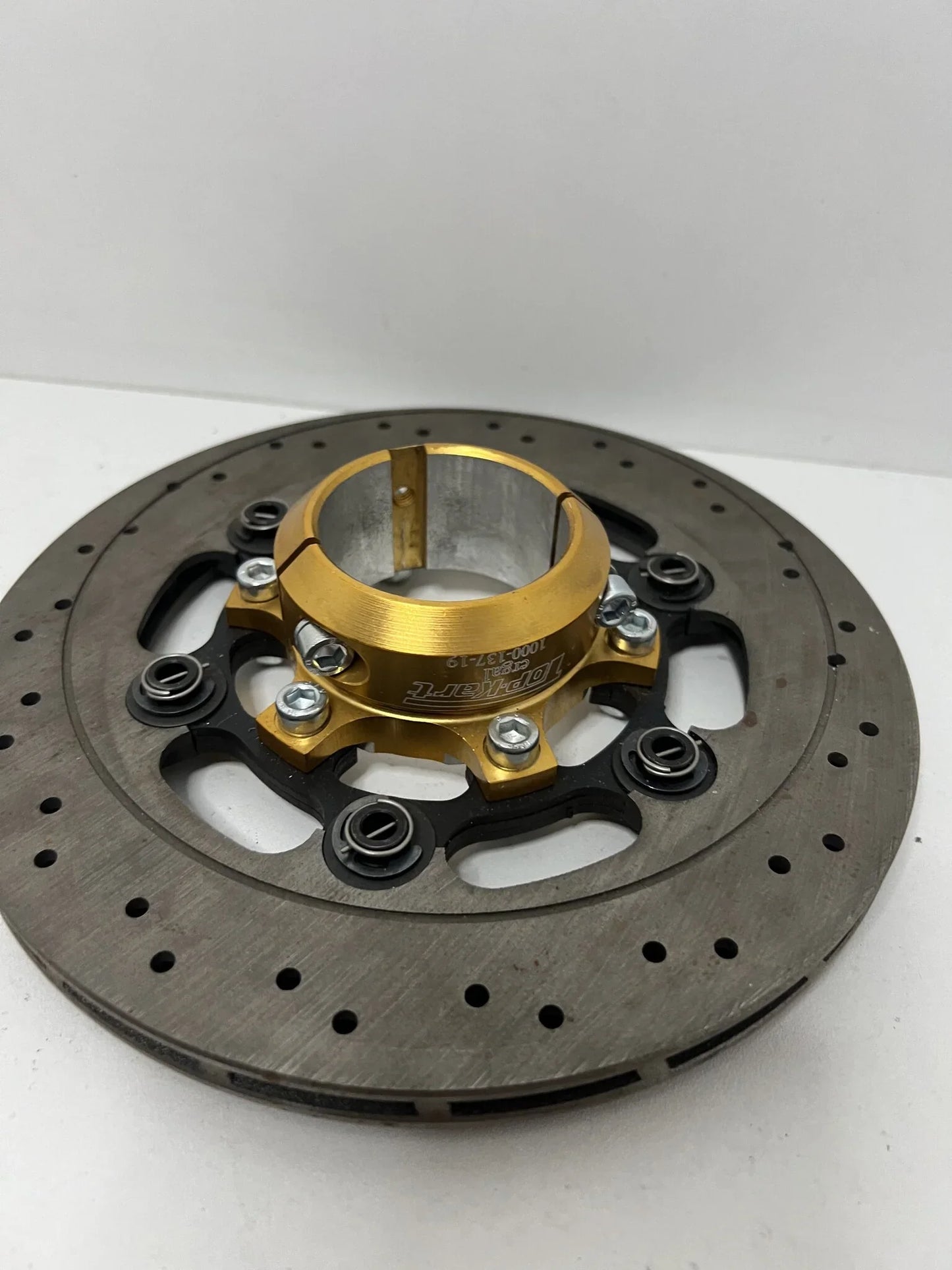 Top Kart remschijf incl support voor 50mm as - KartKings