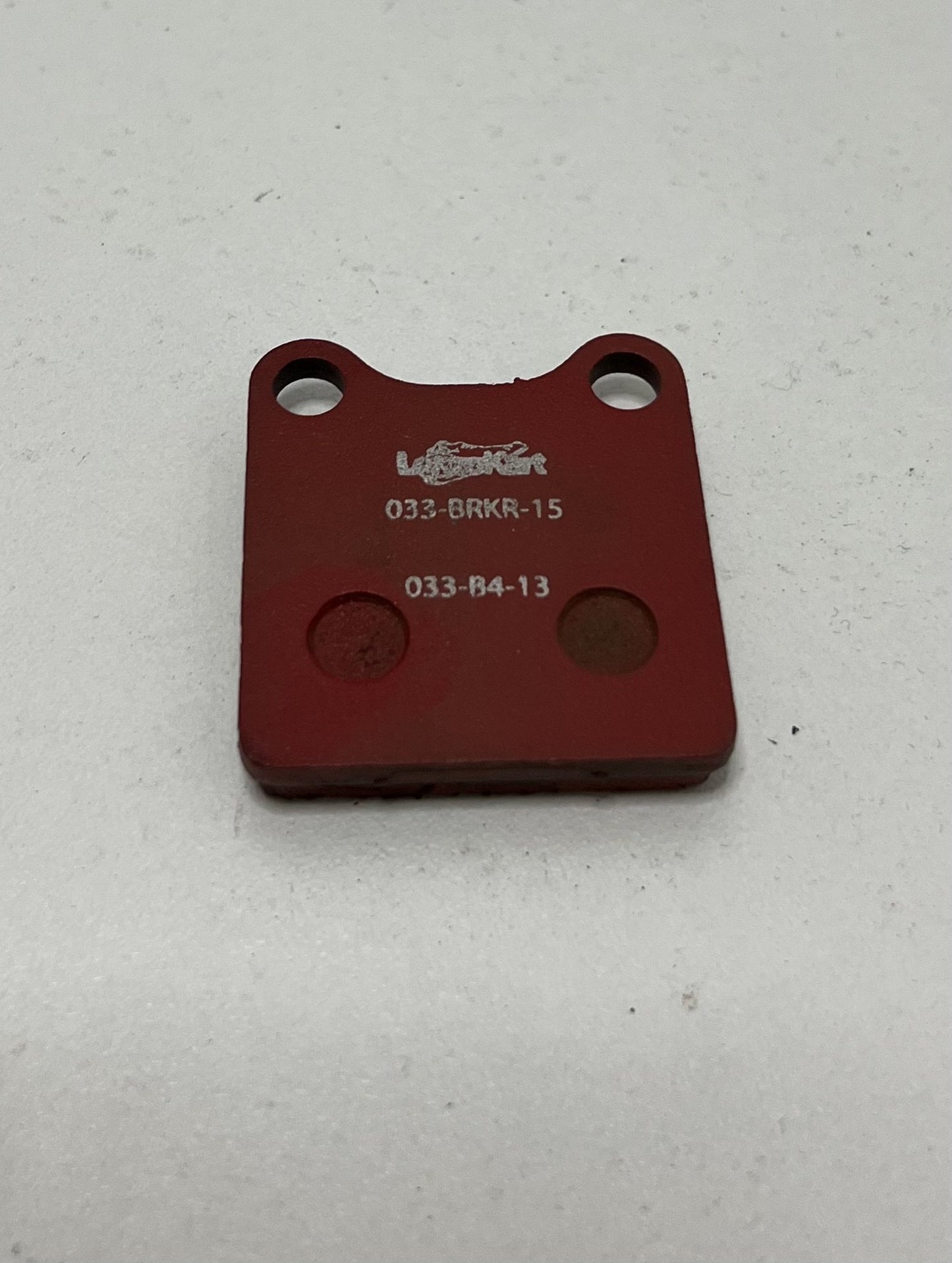 LenzoKart Mini Bremsbelag hinten/KZ Bremsbelag vorne weich/rot LKF13