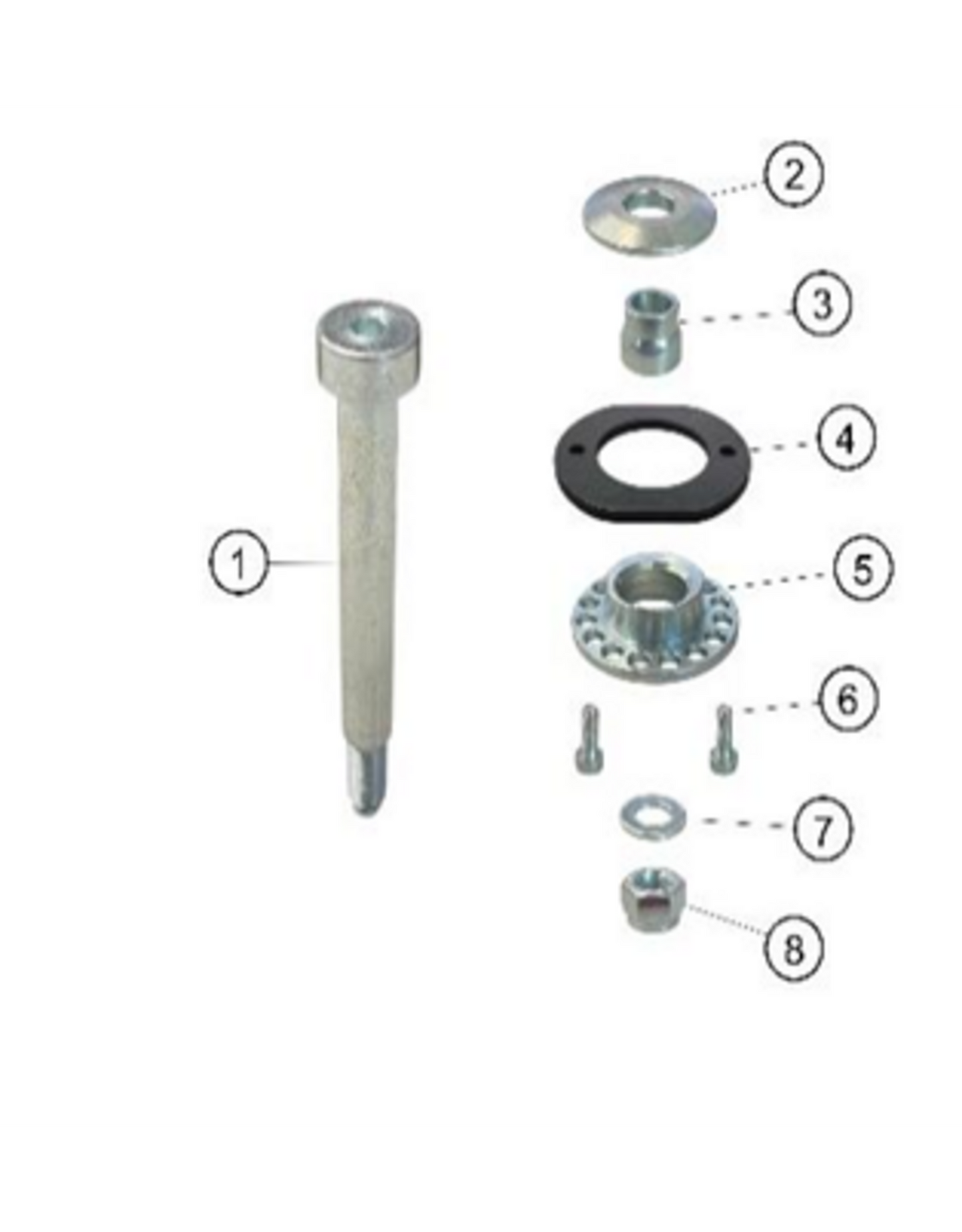 IPK-Achsenexzenter 10 mm 2 Grad