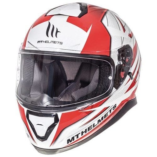 MT helmets Thunder 3 Weiß Rot
