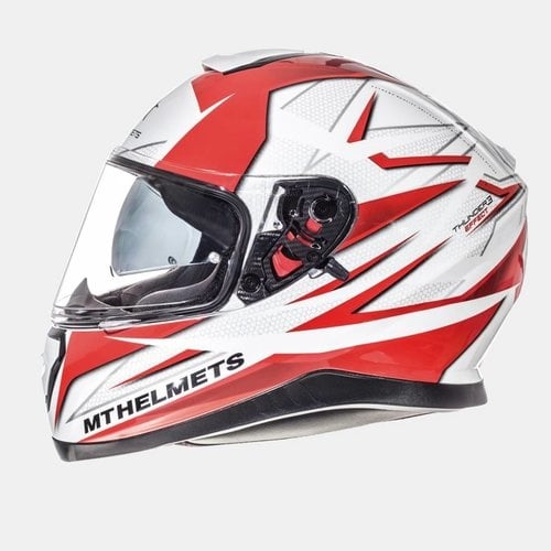 MT helmets Thunder 3 Weiß Rot