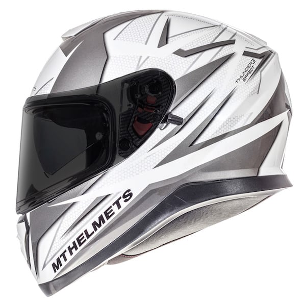 MT helmets Thunder 3 weiß/silber
