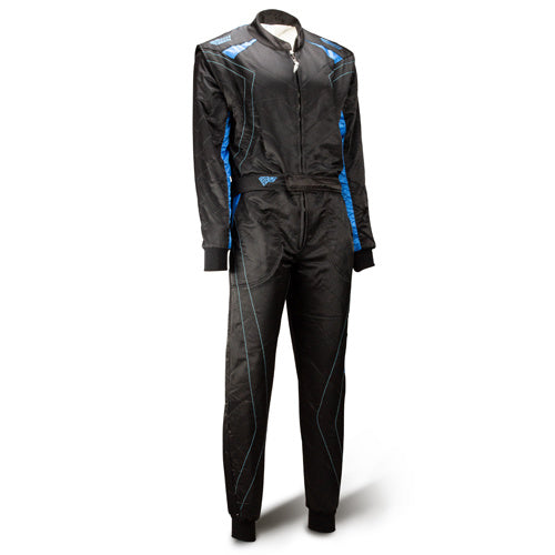 Speed 2-Lagen Overall RS-2 Silverstone schwarz/blau