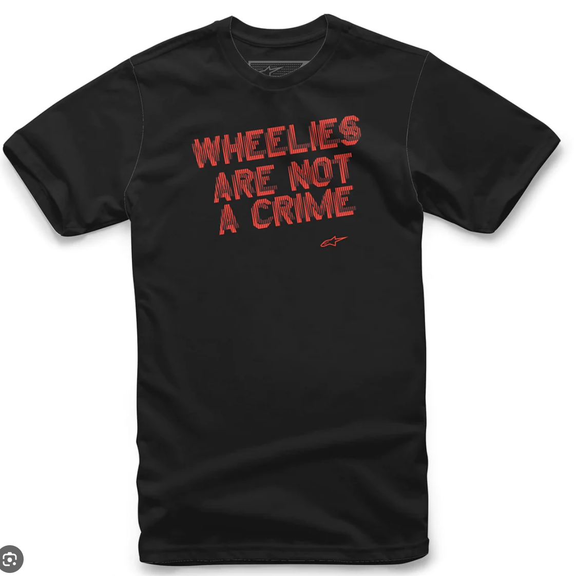 Alpinestars Wheelies T-Shirt schwarz/orange