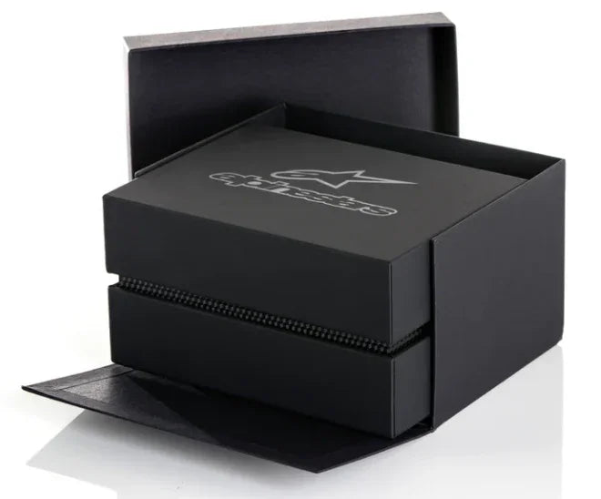 Alpinestars tech 3H matt zwart / bruin leren strap