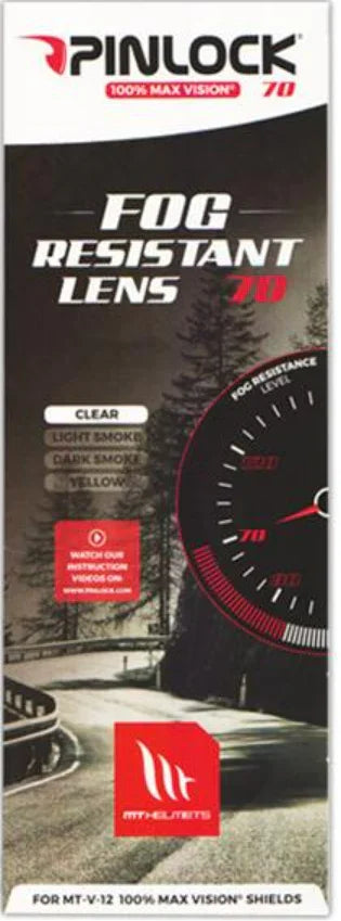 MT Helmets pinlock voor V-12 vizier Blade/Thunder II/III/Mugello - KartKings