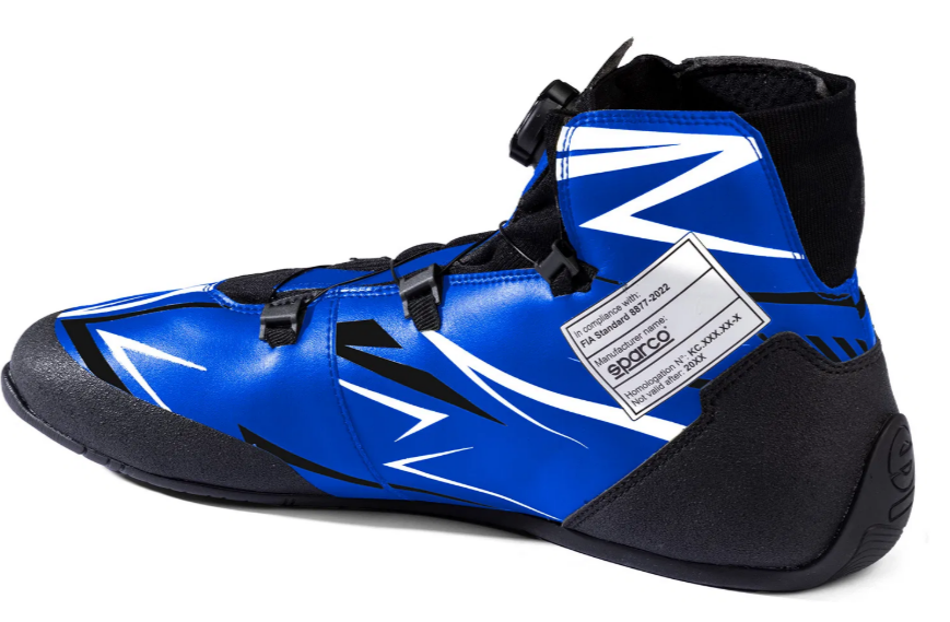 Sparco K-rapid FIA 8877-2022 (mit Schnellverschluss) blau/schwarz/weiß
