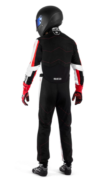 Sparco Bordstein Advanced Overall schwarz/rot