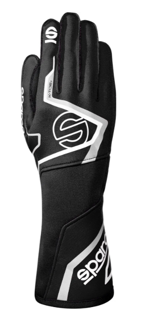 Sparco K-Tide+ (FIA 8877-2022) Karthandschuhe Schwarz