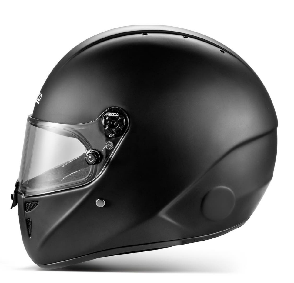 Sparco Stealth FIA 8878 – 2024 Mattschwarzer Karthelm