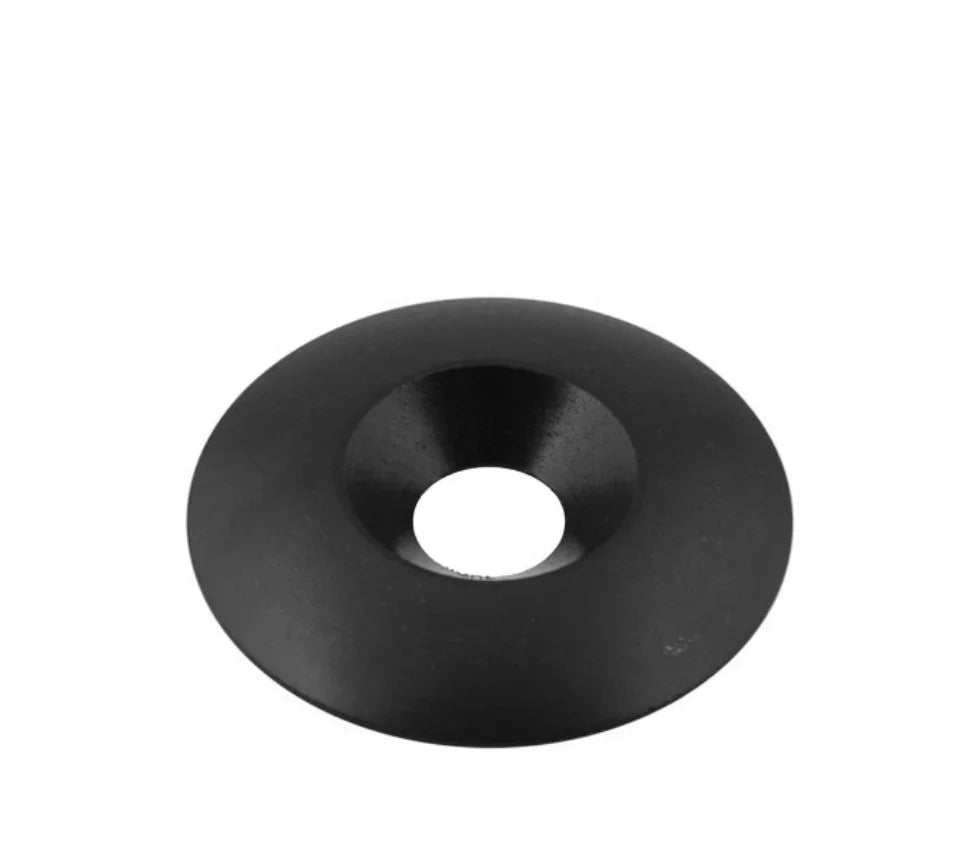 IPK aluminium verzonken ring m8 zwart - KartKings