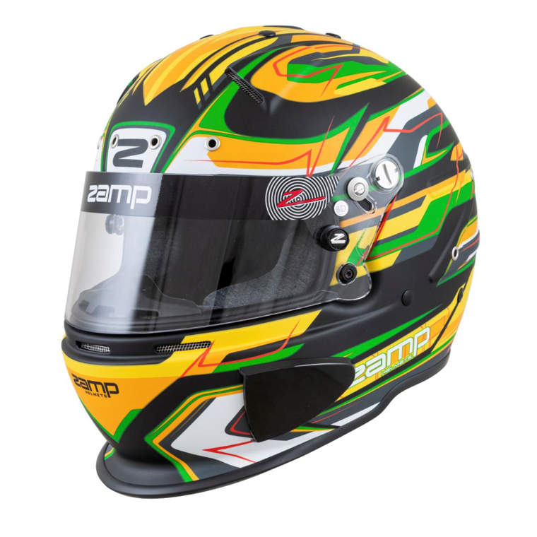 Zamp RZ-70E Schalter Schwarz/Grün/Gelb (FIA-8859/SNEL 2020)