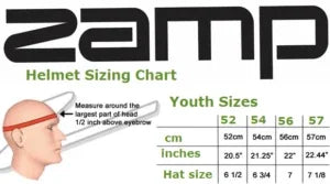 Zamp RZ-48 Youth kids carbon rood - KartKings