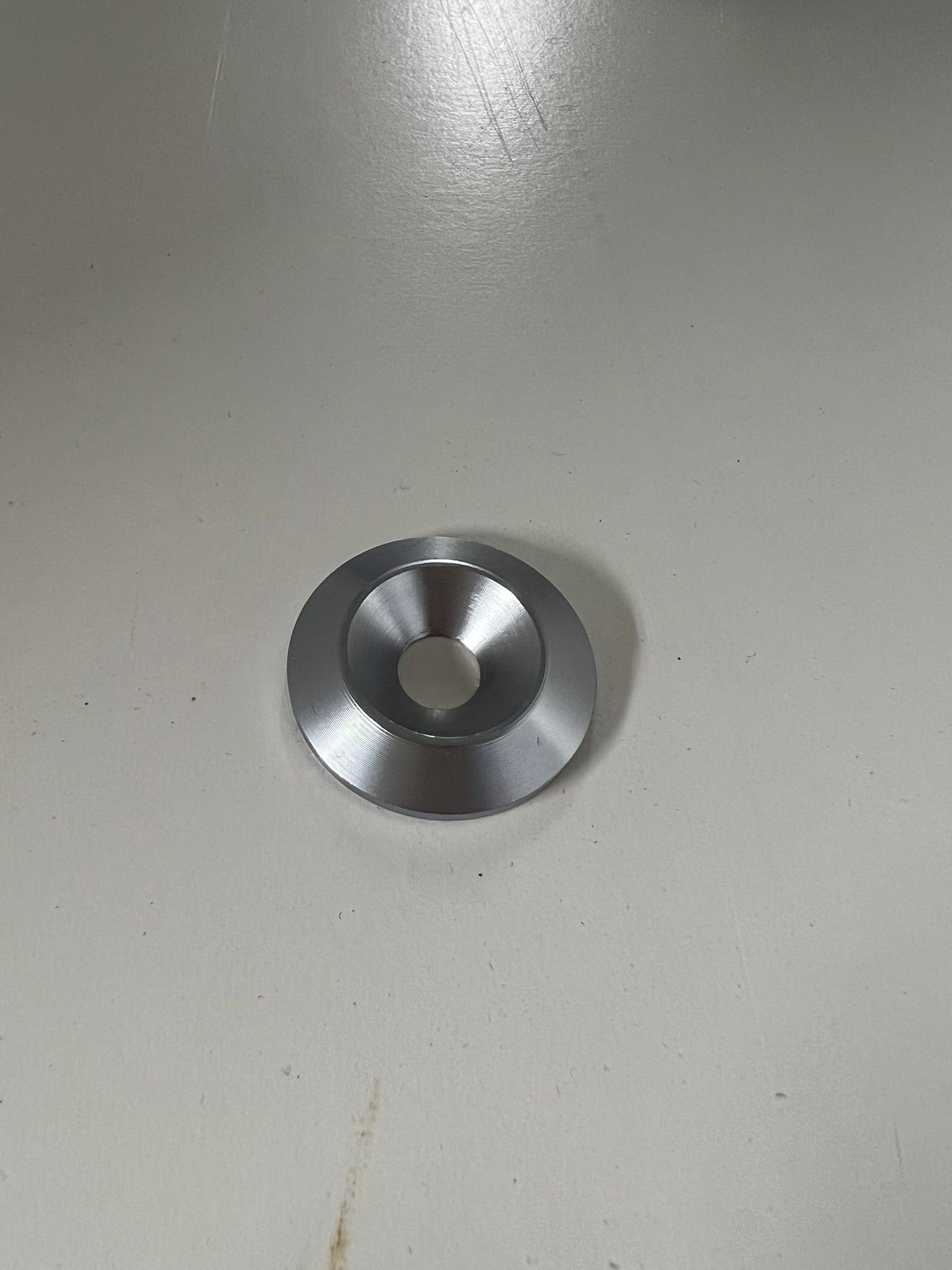 LenzoKart Einbauring Aluminium M8 Silber