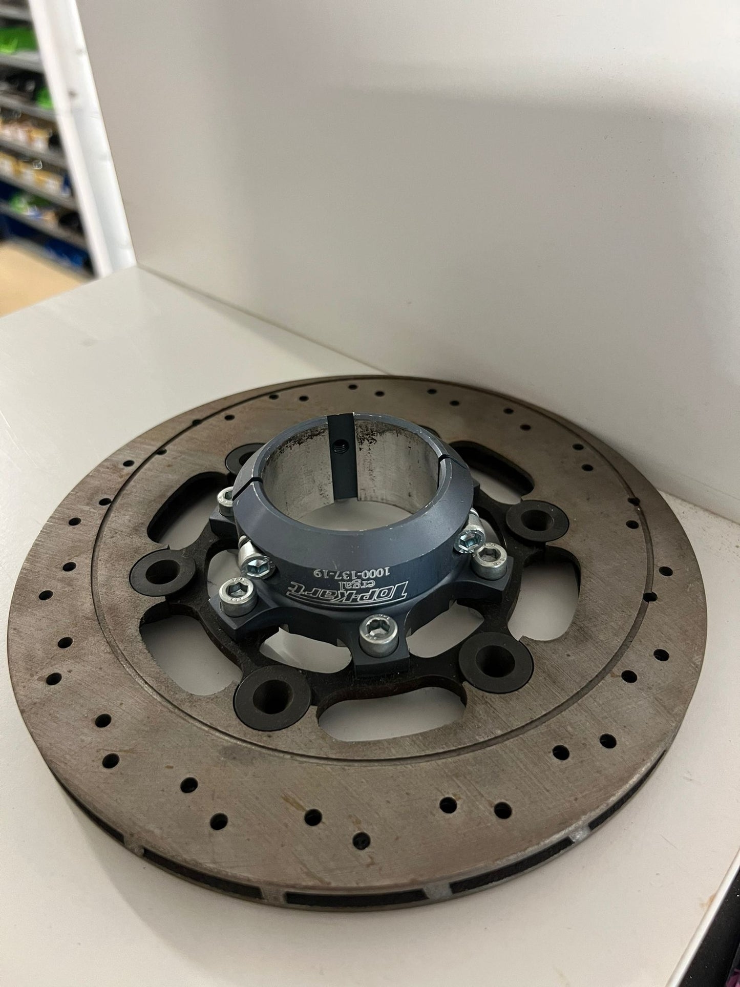 Top Kart brake disc incl support for 50MM axle