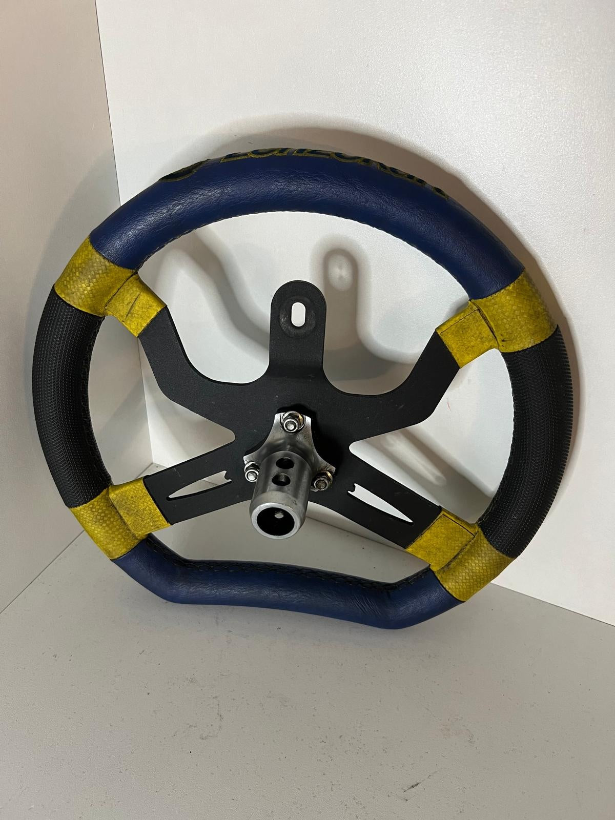 Used LenzoKart steering wheel including support
