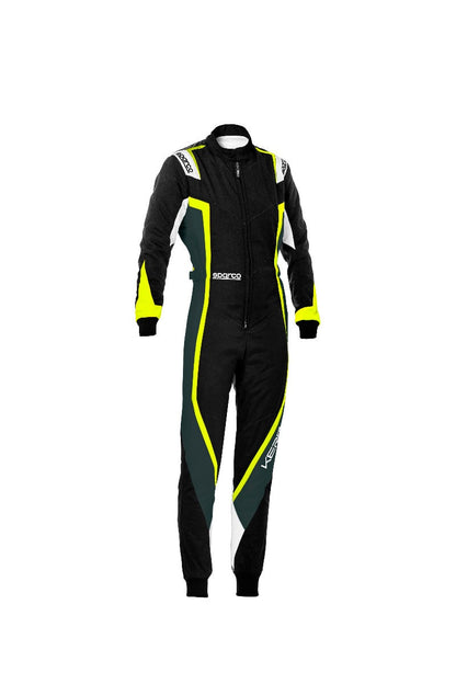 Sparco Bordsteinoverall Dame schwarz/gelb