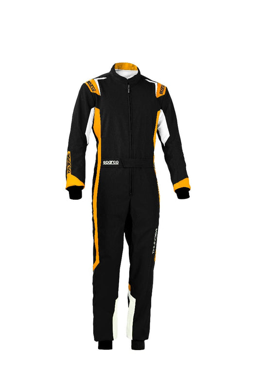 Sparco Thunder Overall Kinder schwarz/orange