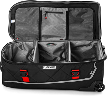 Sparco Reisetasche groß - schwarz/rot