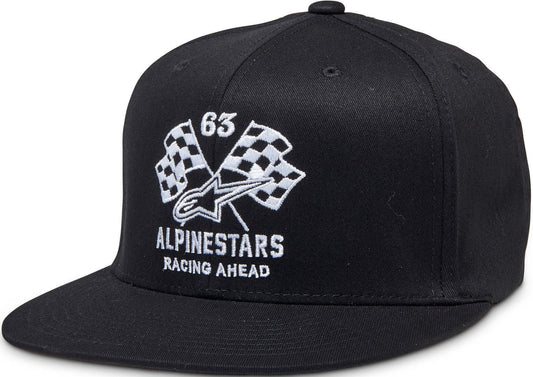 Alpinestars Double Check Flatbill Cap schwarz/weiß