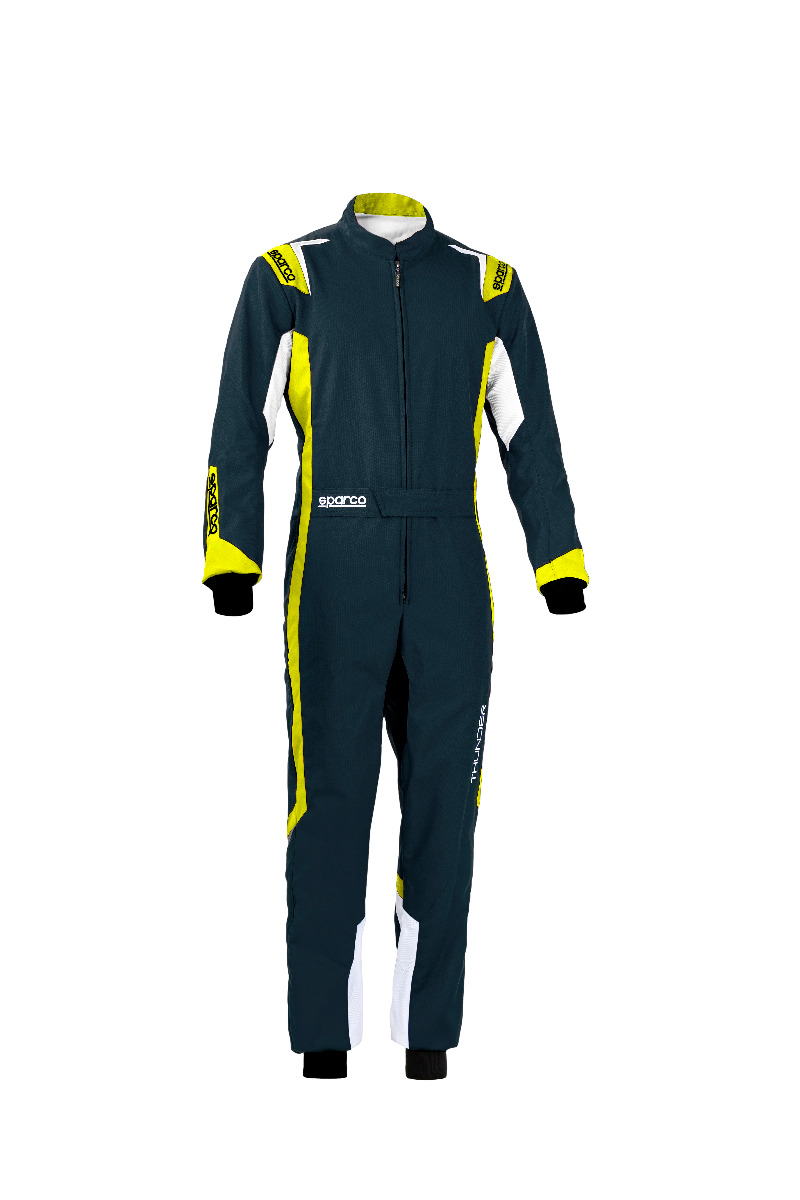 Sparco Thunder Overall grau/gelb